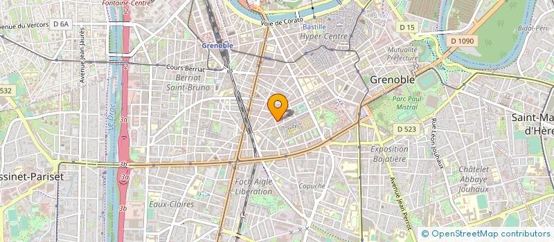 localisation de l'entreprise CABINET AD à GRENOBLE