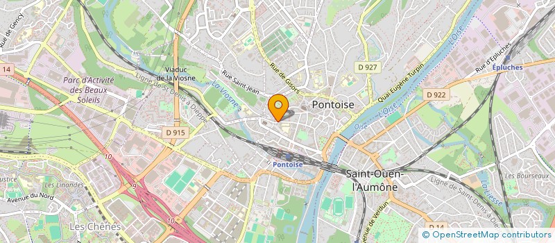 localisation de l'entreprise CABINET AD CONTACTS  PONTOISE