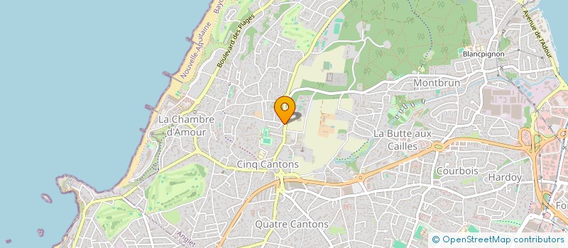 localisation de l'entreprise CABINET AGB  ANGLET