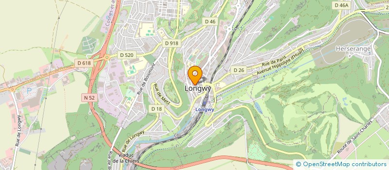 localisation de l'entreprise CABINET AGIR IMMOBILIER à LONGWY