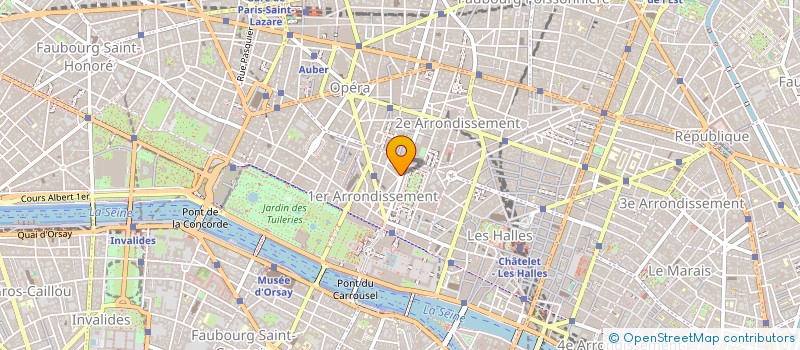 localisation de l'entreprise CABINET AGORA CONSEIL à PARIS
