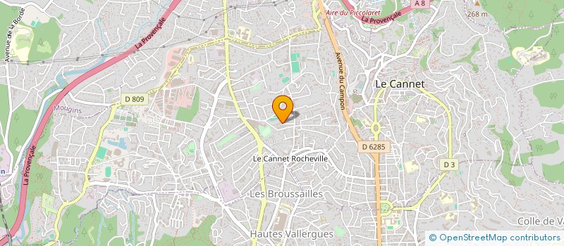 localisation de l'entreprise CABINET AGU ET ASSOCIES à LE CANNET