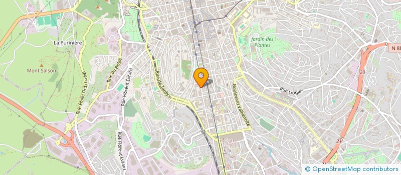 localisation de l'entreprise CABINET AIME MC POLO B  SAINT-ETIENNE