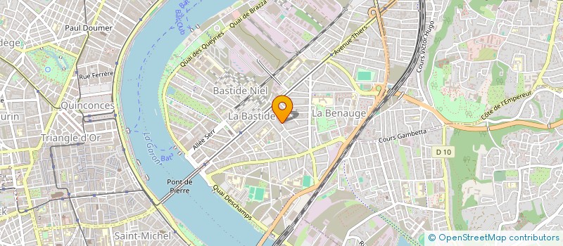 localisation de l'entreprise CABINET AIN à BORDEAUX