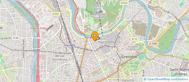 localisation de l'entreprise CABINET AKSES à GRENOBLE