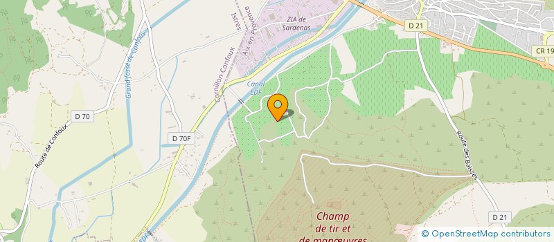 localisation de l'entreprise CABINET ALAIN ORTHION  LANCON-PROVENCE