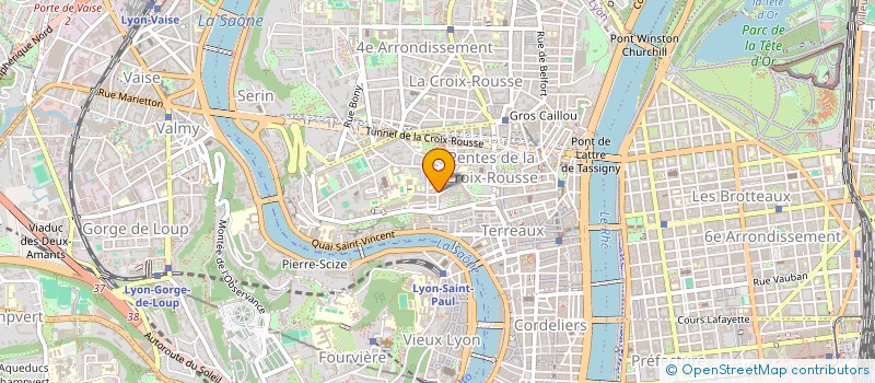 localisation de l'entreprise CABINET ALEXANDRE DEBOST à LYON