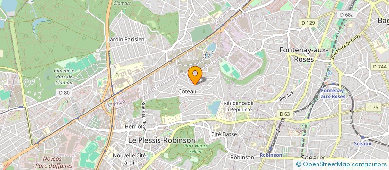 localisation de l'entreprise CABINET ALIN  LE PLESSIS-ROBINSON