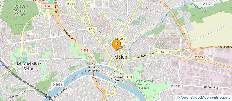 localisation de l'entreprise CABINET ALLEGRE ET FILS à MELUN