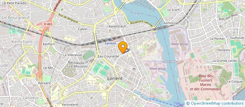 localisation de l'entreprise CABINET AMARILLYS  LORIENT