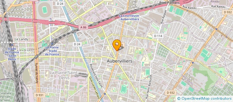 localisation de l'entreprise CABINET AMC à MONTREUIL