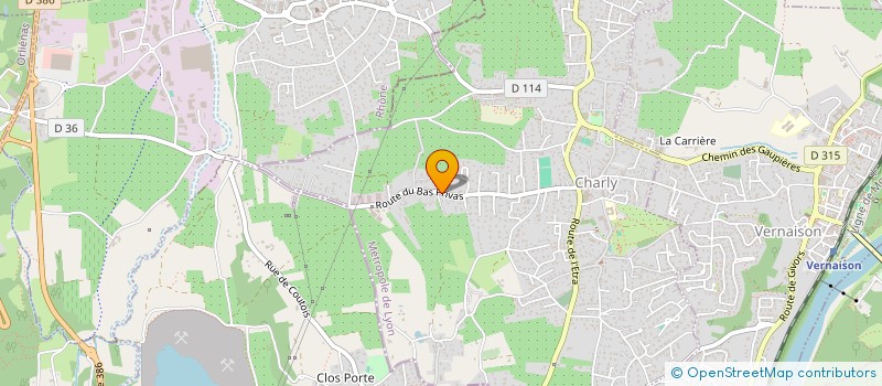 localisation de l'entreprise CABINET AMEDURI  VOURLES