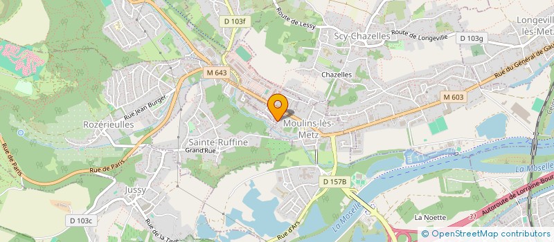 localisation de l'entreprise CABINET AMETHYSTE  MOULINS-LES-METZ