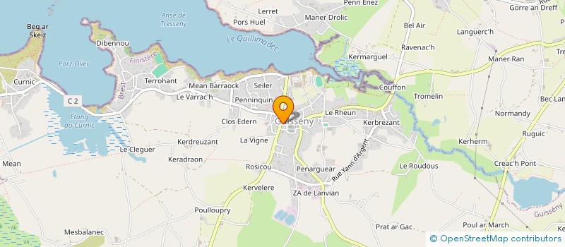 localisation de l'entreprise CABINET AN AVEL  GUISSENY