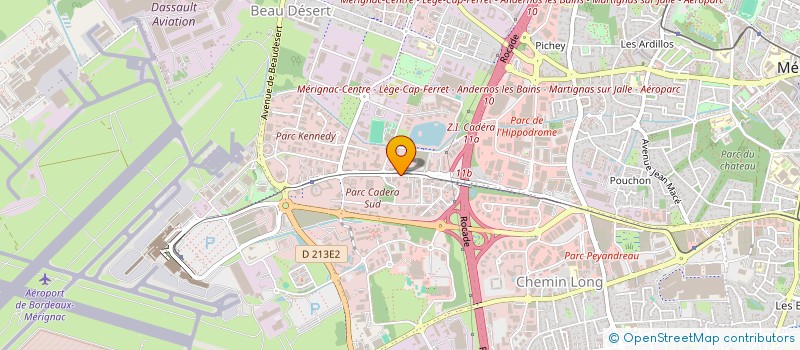 localisation de l'entreprise CABINET ANDRE à MERIGNAC