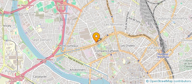 localisation de l'entreprise CABINET ANDRE HOIN & PARTENAIRE  TOULOUSE