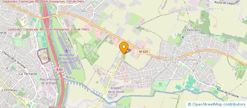 localisation de l'entreprise CABINET ANTHARES  QUINT-FONSEGRIVES