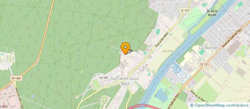 localisation de l'entreprise CABINET ANTOINE GUEROULT  LE MESNIL-LE-ROI