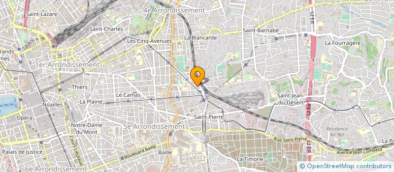 localisation de l'entreprise CABINET APACK SOCIETE D EXPERTISE COMPTABLE à MARSEILLE