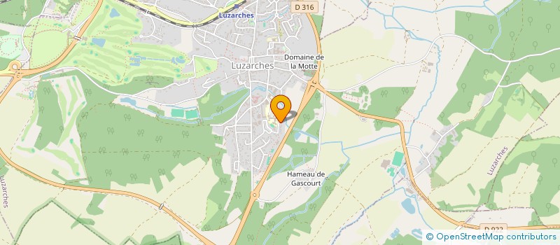 localisation de l'entreprise CABINET ARBORESCENCE  LUZARCHES