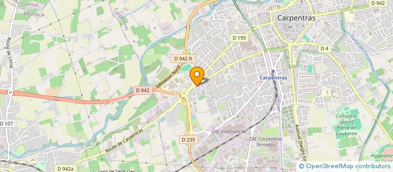 localisation de l'entreprise CABINET ARGENCE à CARPENTRAS