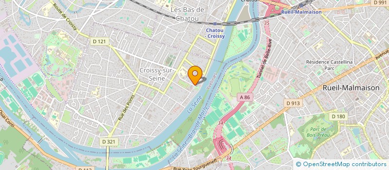 localisation de l'entreprise CABINET ARGOL D'ITHURIE  CROISSY-SUR-SEINE