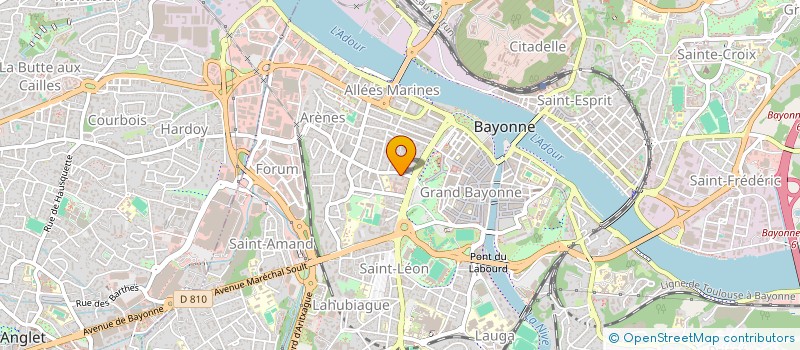 localisation de l'entreprise CABINET ARMENTIA  BAYONNE