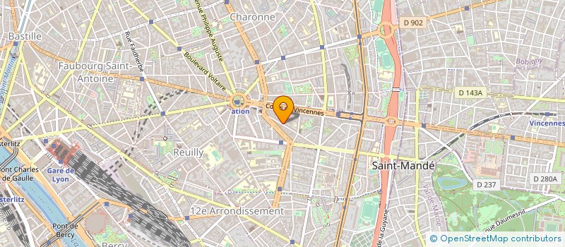 localisation de l'entreprise CABINET AS CONTENTIEUX à PARIS