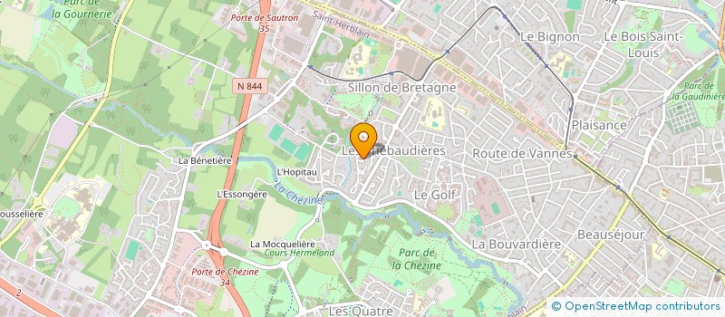 localisation de l'entreprise CABINET AS GESTION à SAINT-HERBLAIN