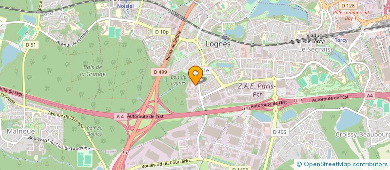 localisation de l'entreprise CABINET ASF à LOGNES