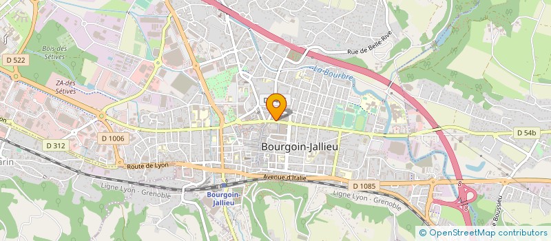 localisation de l'entreprise CABINET ASSUR & FI à BOURGOIN-JALLIEU