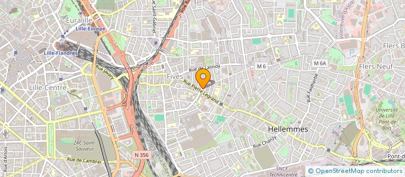 localisation de l'entreprise CABINET ASSURANCES & SERVICES à LILLE