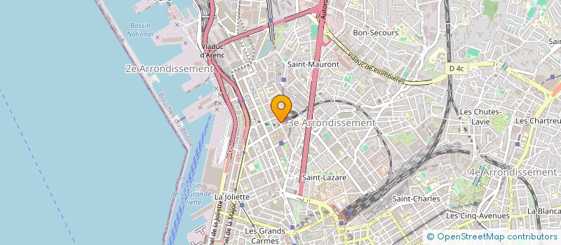 localisation de l'entreprise CABINET ASSURANCIA  MARSEILLE