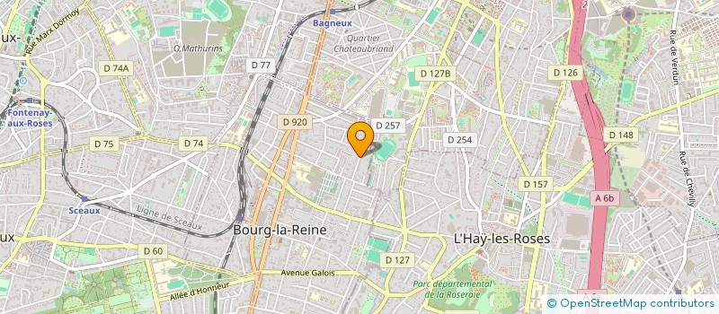 localisation de l'entreprise CABINET ASSUREC à BOURG-LA-REINE