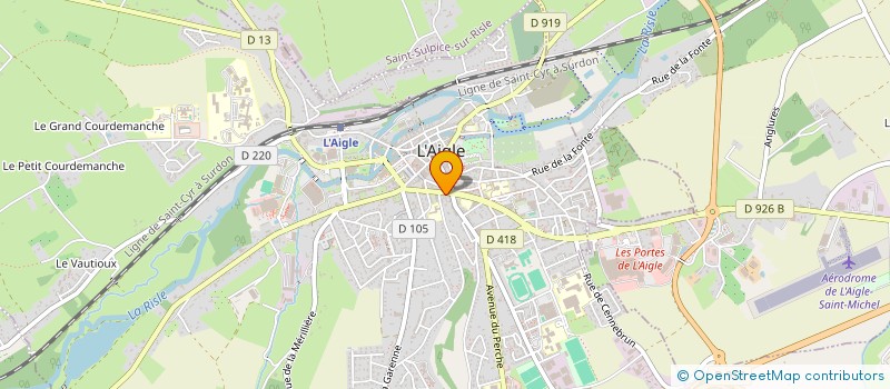 localisation de l'entreprise CABINET ASSUREUR CONSEIL BARRE SURVILLE à L'AIGLE