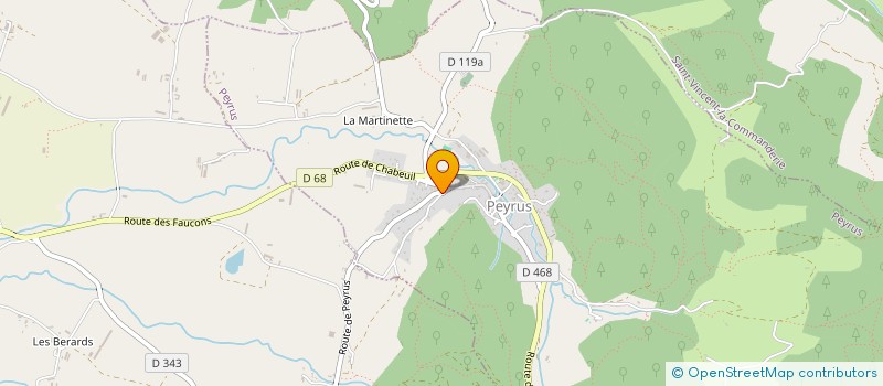 localisation de l'entreprise CABINET ATEC  PEYRUS