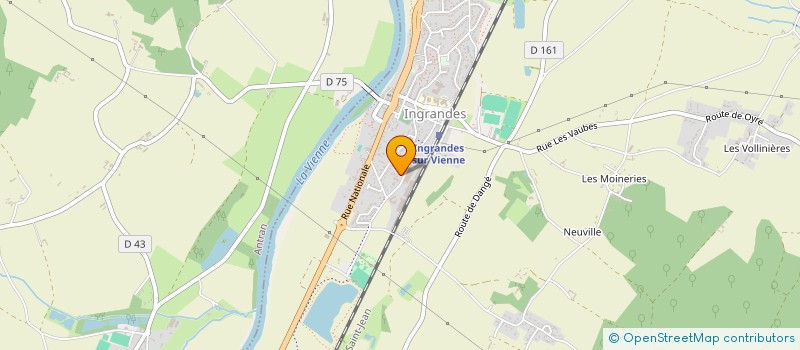 localisation de l'entreprise CABINET AUDINET MOUREAUX DE COURREGES à INGRANDES