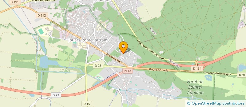 localisation de l'entreprise CABINET AURALEX  JOUARS-PONTCHARTRAIN