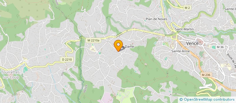 localisation de l'entreprise CABINET AXIAL à VENCE