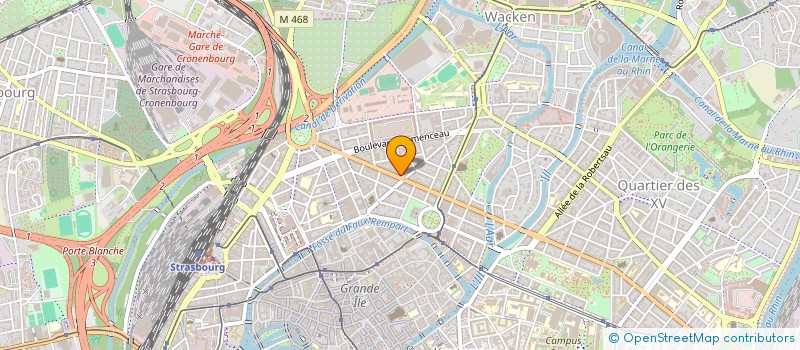 localisation de l'entreprise CABINET AYYILDIZ à STRASBOURG