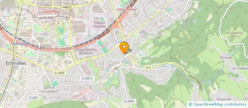 localisation de l'entreprise CABINET B2G HABITAT EXPERTISES  LE TOUVET