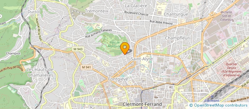 localisation de l'entreprise CABINET BALAN ET COMPAGNIE à CLERMONT-FERRAND