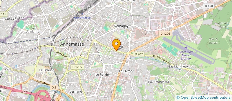 localisation de l'entreprise CABINET BALLARA SA  ANNEMASSE