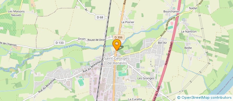 localisation de l'entreprise CABINET BARIOZ  SAINT-GEORGES-DE-RENEINS