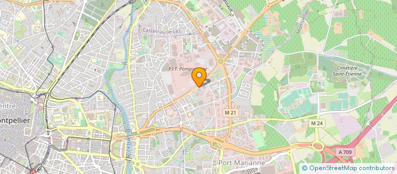 localisation de l'entreprise CABINET BARRAU MERCIER ET ASSOCIES à MONTPELLIER