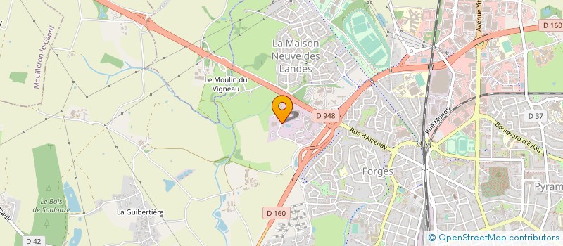 localisation de l'entreprise CABINET BARRE SAS à LA ROCHE-SUR-YON