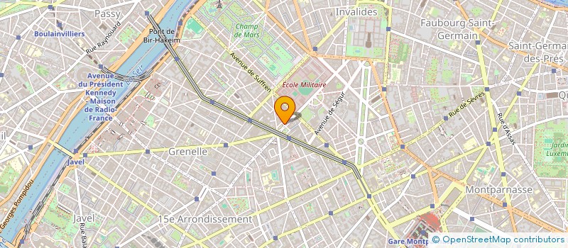 localisation de l'entreprise CABINET BARTHE ET COLLABORATEURS  PARIS