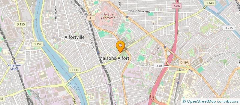 localisation de l'entreprise CABINET BAUDRON ET DUFAYE  MAISONS-ALFORT