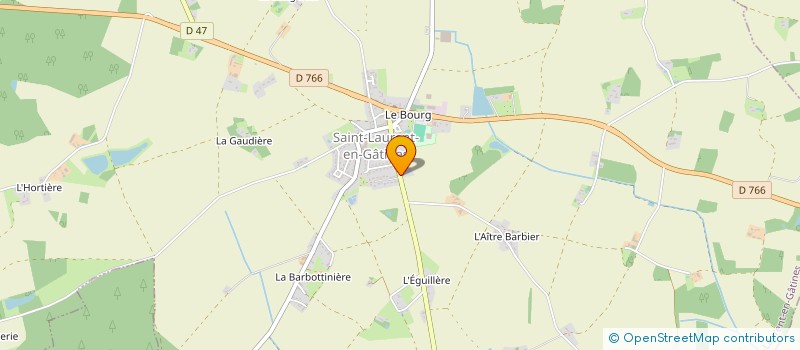 localisation de l'entreprise CABINET BAUDRY ET ASSOCIES à SAINT-LAURENT-EN-GATINES
