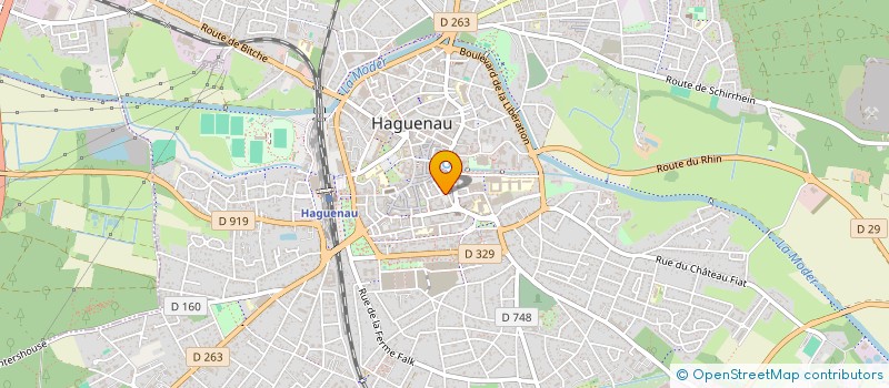 localisation de l'entreprise CABINET BAUR GEOMETRES-EXPERTS ASSOCIES à HAGUENAU